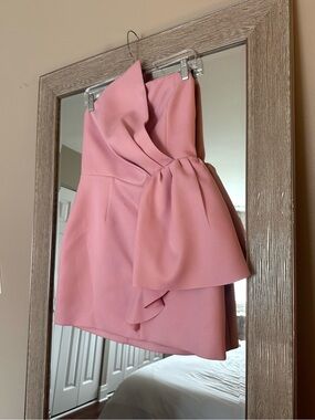 ELLIATT Revolve Pink Strapless Zuri Mini Dress Size Large